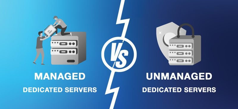 managed and unmanaged hosting