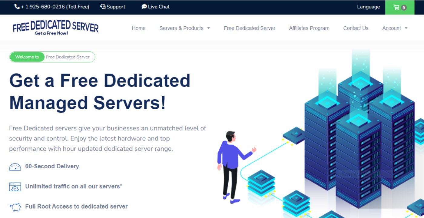 free dedicated server hosting