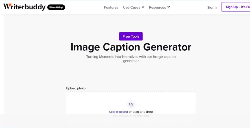 ai image description generator