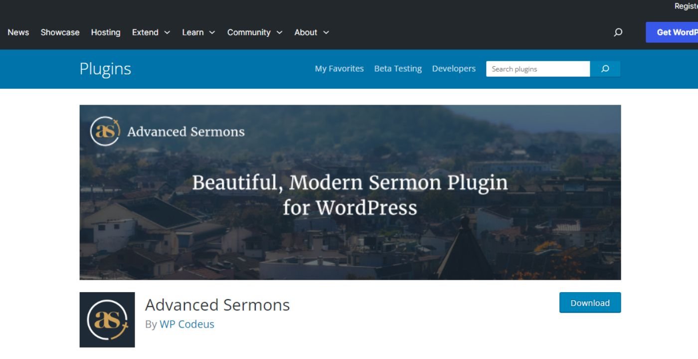 sermon manager for wordpress advanced sermons