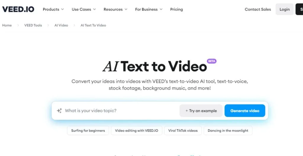 text to video ai tools